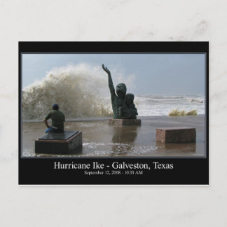 Carte postale Ike de l'ouragan