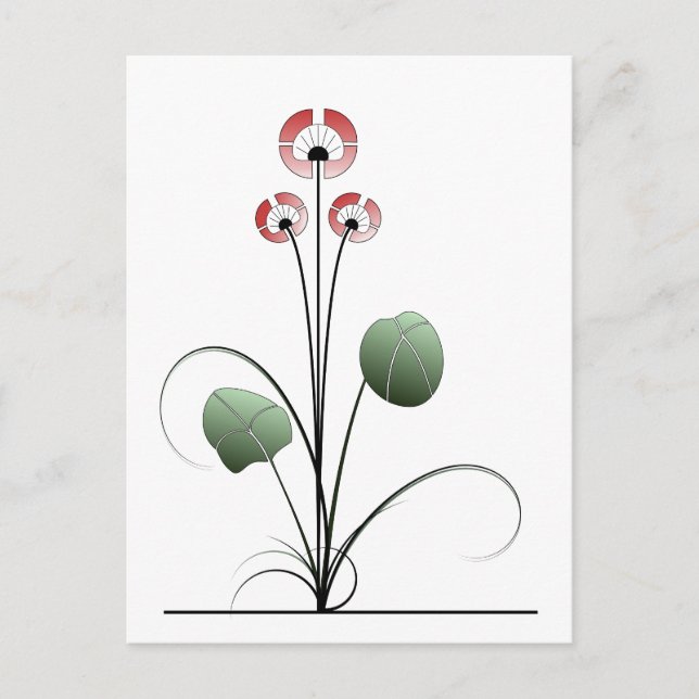 Carte postale Ikebana (Devant)