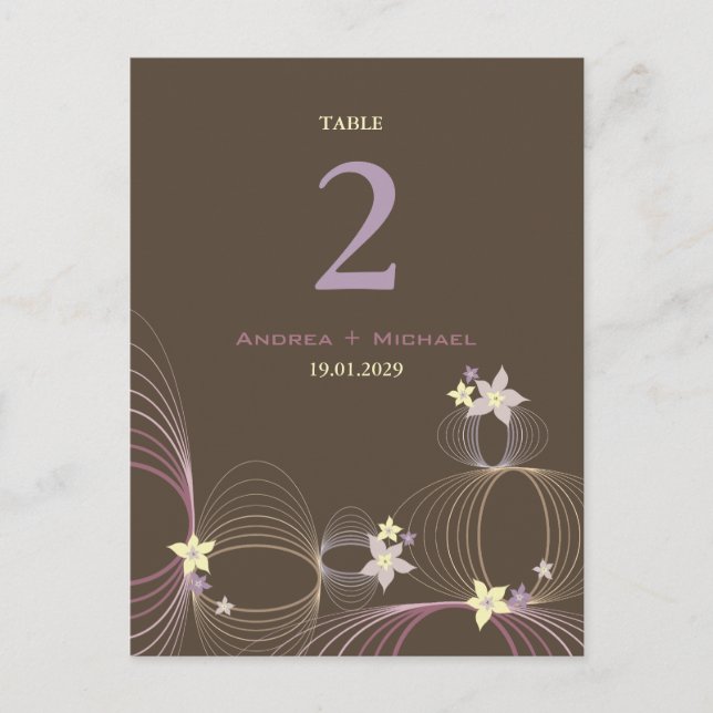 Carte Postale Ikebana Frangipani Mariage de fleurs tropicales vi (Devant)