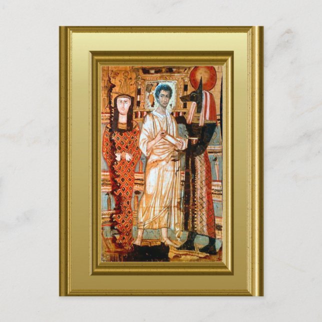 Carte Postale Ikon d'un saint copte (Devant)