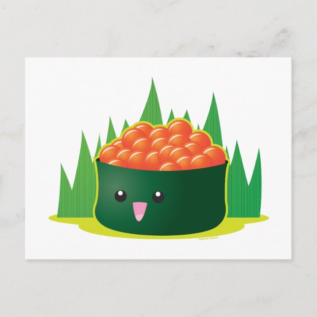 Carte Postale Ikura Sushi (Devant)