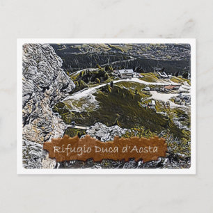 Carte Postale Il - cabane alpine Duca d'Aosta - Dolomiti
