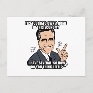 Carte Postale il est difficile de posséder une maison dans cette