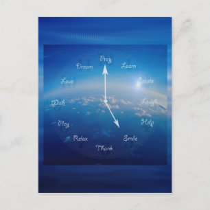 Carte Postale Il est temps de sourire