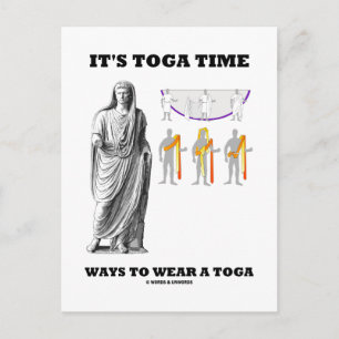 Carte Postale Il est temps togola des façons de porter un togola