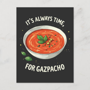 Carte Postale Il est toujours temps pour la soupe de tomate Gazp