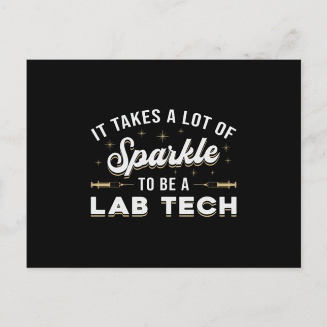 Carte Postale Il Faut Beaucoup De Cadeau De Laboratoire Techniqu (Devant)