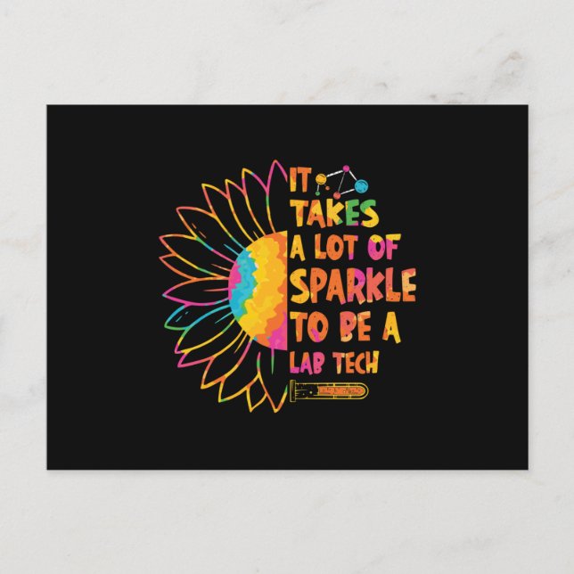 Carte Postale Il Faut Beaucoup De Technicien De Laboratoire Étin (Devant)