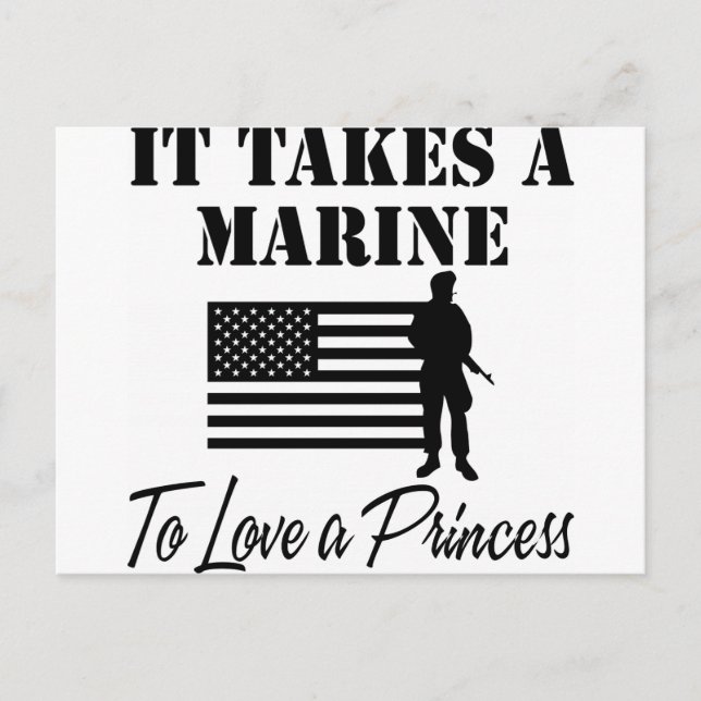 Carte Postale Il Faut Une Marine Pour Aimer Une Princesse (Devant)