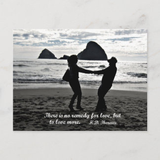 Carte Postale Il n'y a pas de remède pour l'amour, mais pour aim