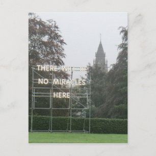 Carte Postale Il N'Y Aura Pas De Miracles Ici - Edimbourg Art