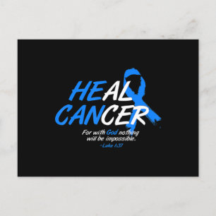 Carte Postale Il peut guérir le cancer Ataxie Mois de sensibilis