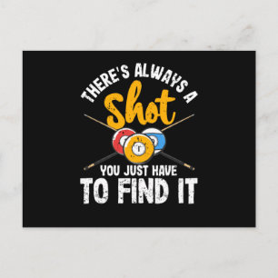 Carte Postale Il ya toujours une photo de Funny Billiards Pool P
