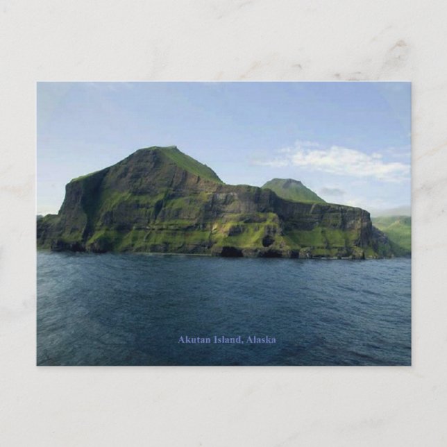 Carte Postale Île Akutan (Devant)