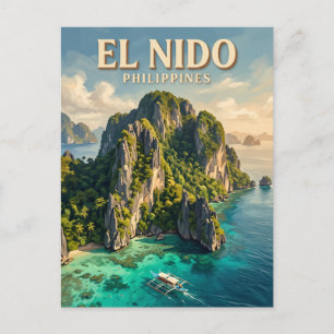 Carte Postale Île Cadlao El Nido Philippines