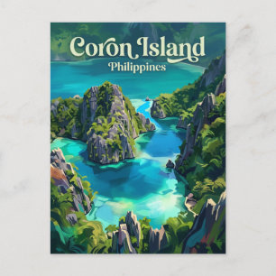 Carte Postale Île Coron Philippines