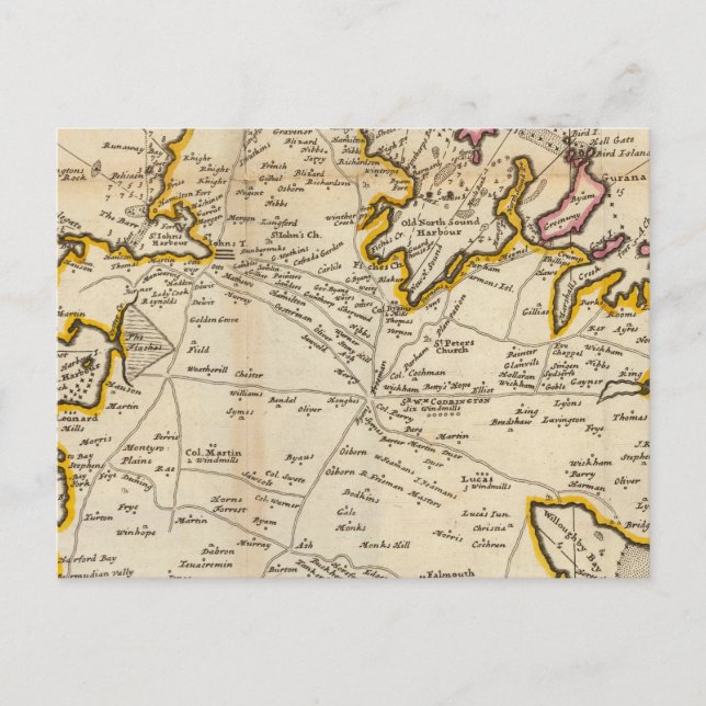 Carte Postale Île d'Antego (Devant)