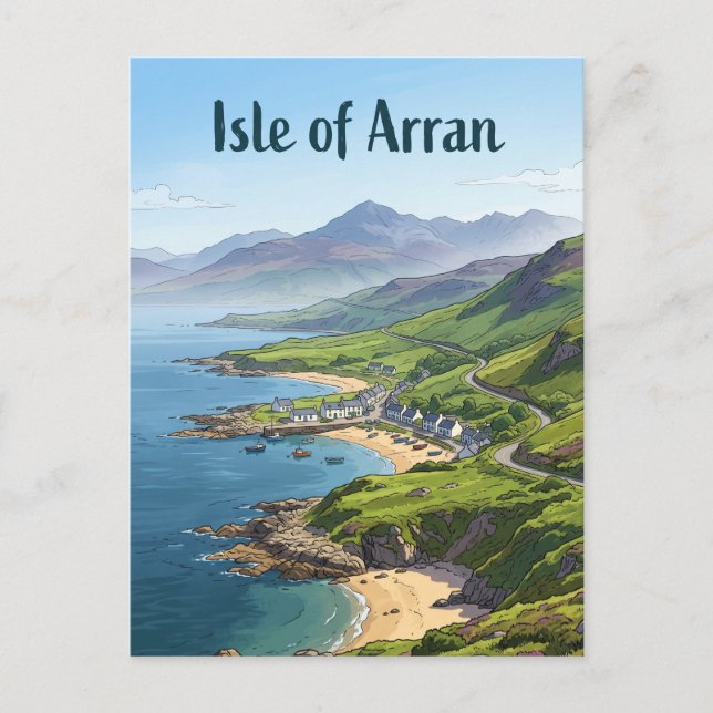 Carte Postale Île d'Arran Royaume-Uni (Devant)