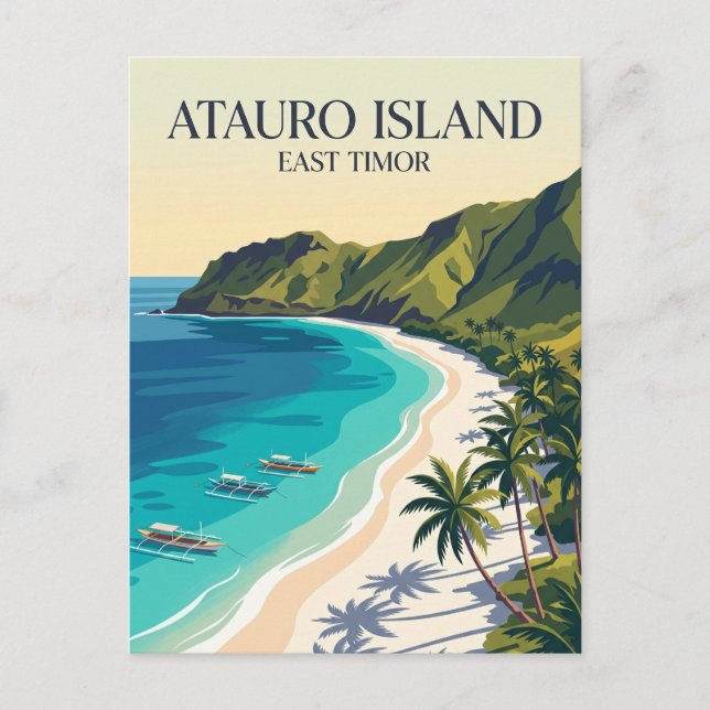 Carte Postale Île d'Atauro Timor oriental (Devant)