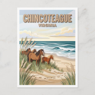 Carte Postale Île de Chincoteague Virginie