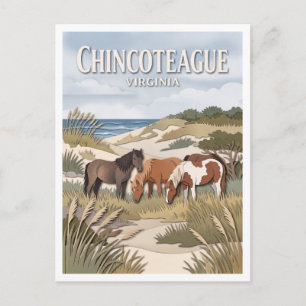 Carte Postale Île de Chincoteague Virginie