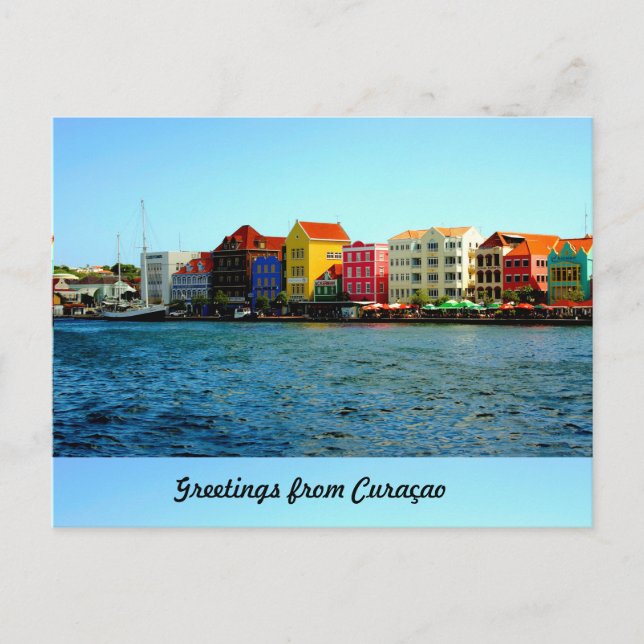 Carte Postale Île de conception du Curaçao d'Admiro (Devant)