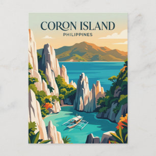 Carte Postale Île de Coron Philippines