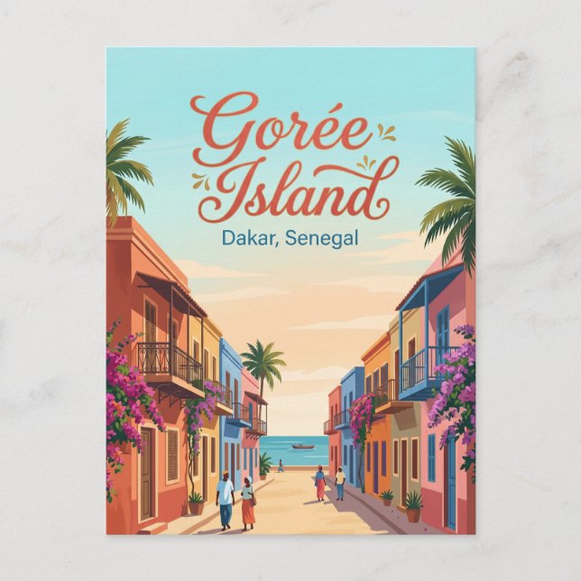 Carte Postale Île de Gorée Sénégal (Devant)