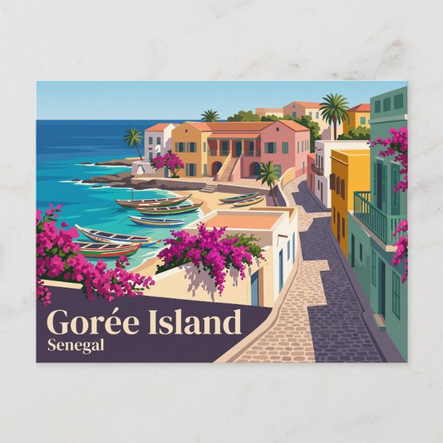 Carte Postale Île de Gorée Sénégal (Devant)