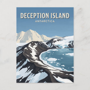 Carte Postale Île de la Déception Antarctique