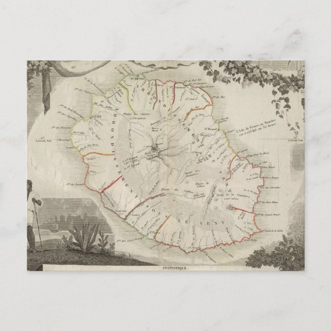 Carte Postale Île De La Réunion (Devant)