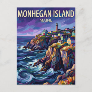Carte Postale Île de Monhegan États-Unis