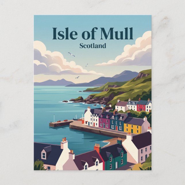 Carte Postale Île de Mull Écosse (Devant)