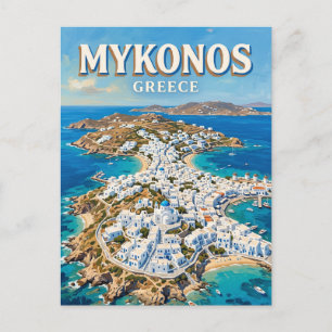 Carte Postale Île de Mykonos Grèce