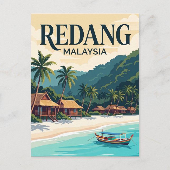 Carte Postale Île de Redang Malaisie (Devant)