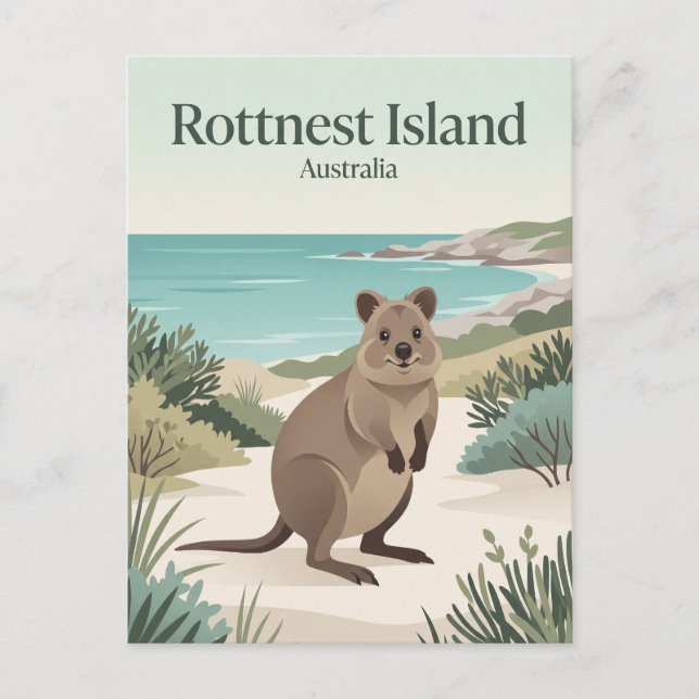 Carte Postale Île de Rottnest Australie (Devant)