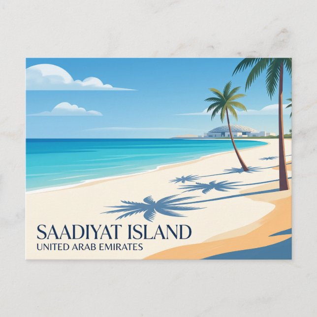 Carte Postale Île de Saadiyat Émirats arabes unis (Devant)