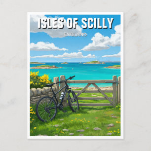 Carte Postale Île de Scilly Angleterre Cornwall Travel