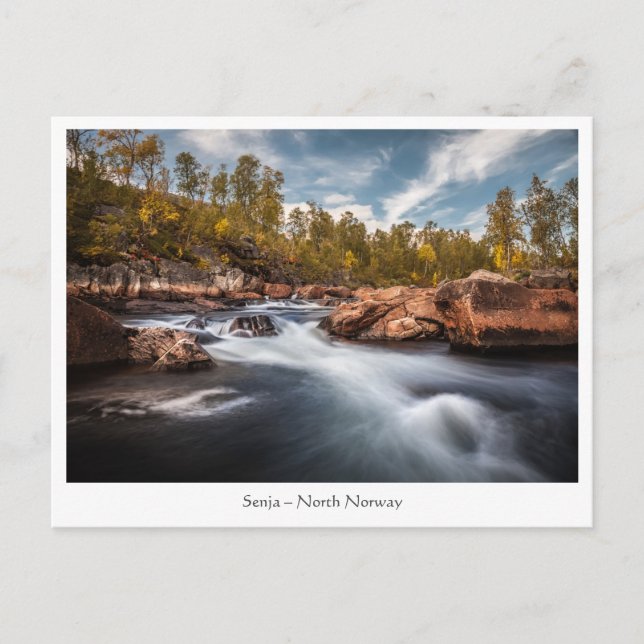 Carte Postale Île de Senja Norvège (Devant)