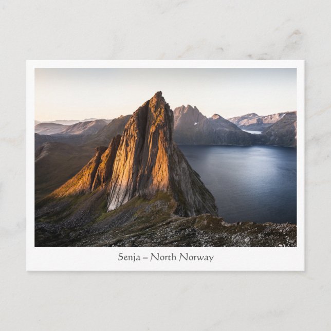 Carte Postale Île de Senja Norvège (Devant)