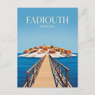 Carte Postale Île de Shell (Fadiouth) Sénégal