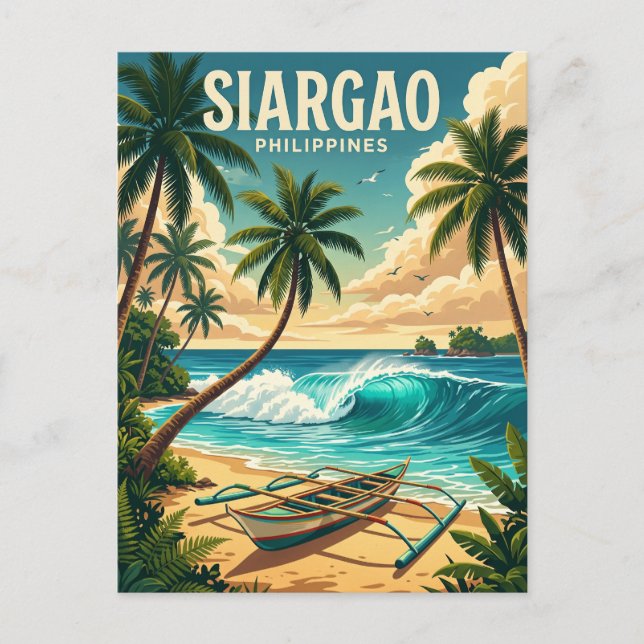 Carte Postale Île de Siargao Philippines (Devant)
