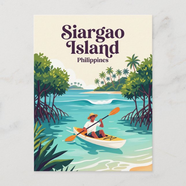 Carte Postale Île de Siargao Philippines (Devant)