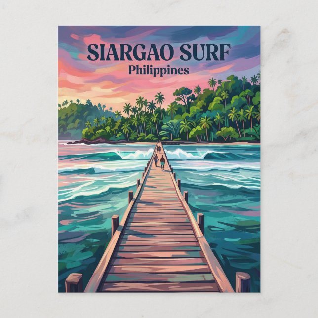 Carte Postale Île de Siargao Philippines (Devant)