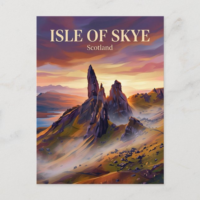 Carte Postale Île de Skye Écosse (Devant)