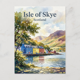 Carte Postale Île de Skye, Portree Écosse
