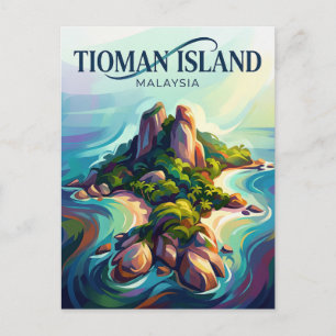 Carte Postale Île de Tioman Malaisie