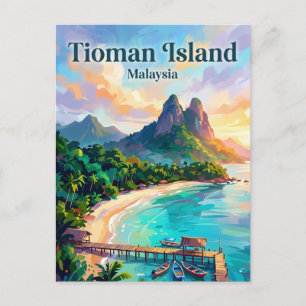 Carte Postale Île de Tioman Malaisie