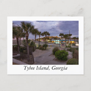 Carte Postale Île de Tybee Géorgie