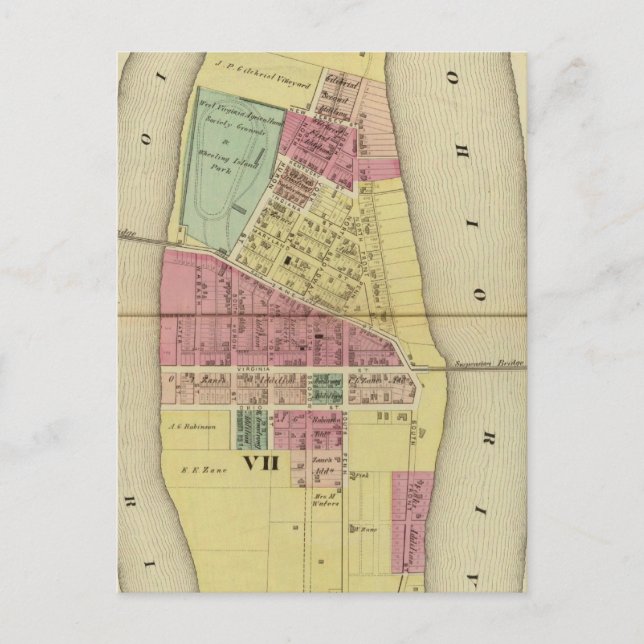 Carte Postale Île de Wheel (Devant)